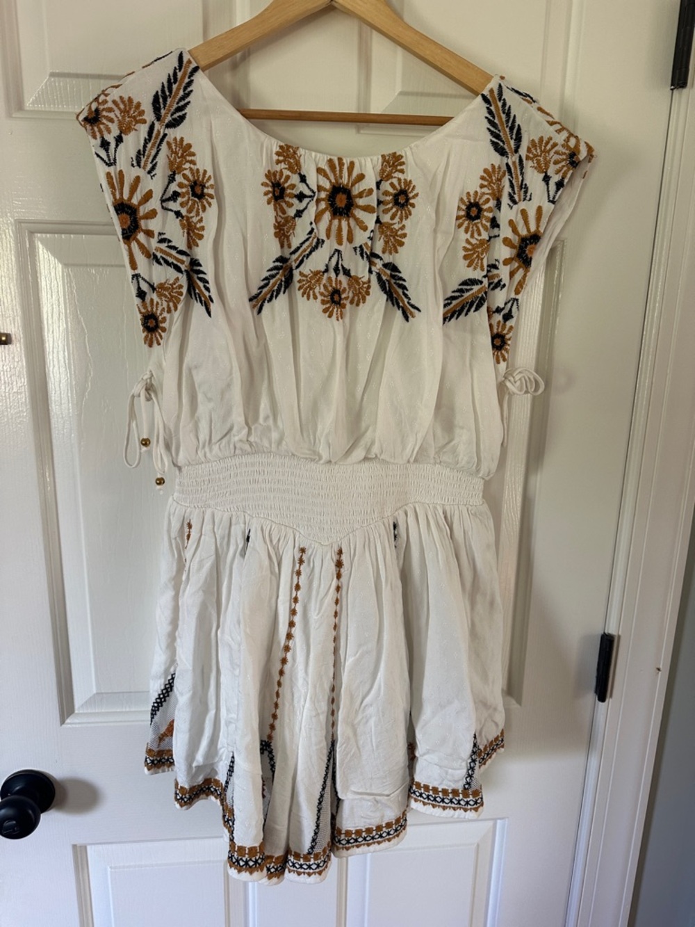 Free people  Embroidered romper
